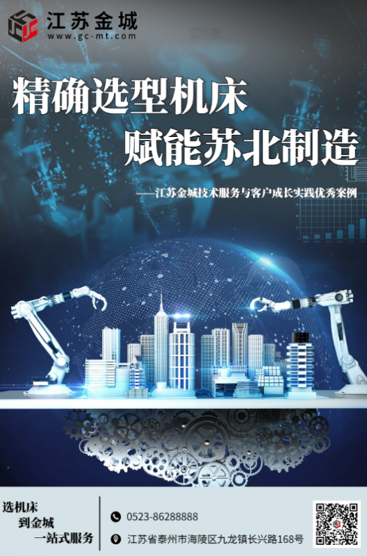 江蘇金城服務(wù)與客戶成長實踐案例——精確選型機床，賦能蘇北制造